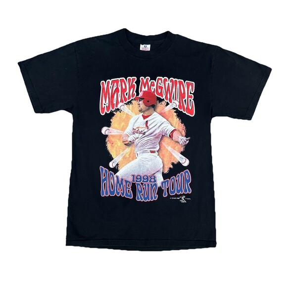 Vintage 90’s Mark McGwire Home Run King Retro Style T Shirt - Picture 1 of 4